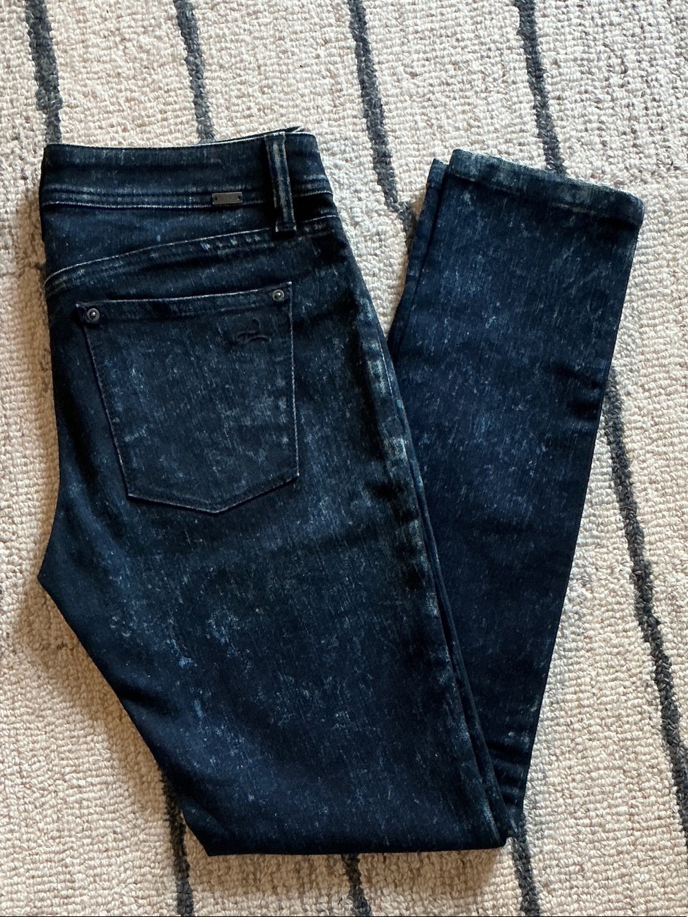 DL1961 Black Mineral Wash Emma Legging/Jeans